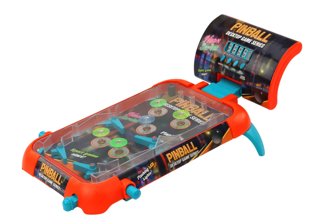 Pinball arkadna igra LED svjetla Zvuci Rezultati, smeđa_2