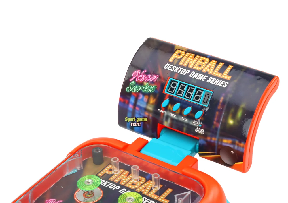 Pinball arkadna igra LED svjetla Zvuci Rezultati, smeđa_3