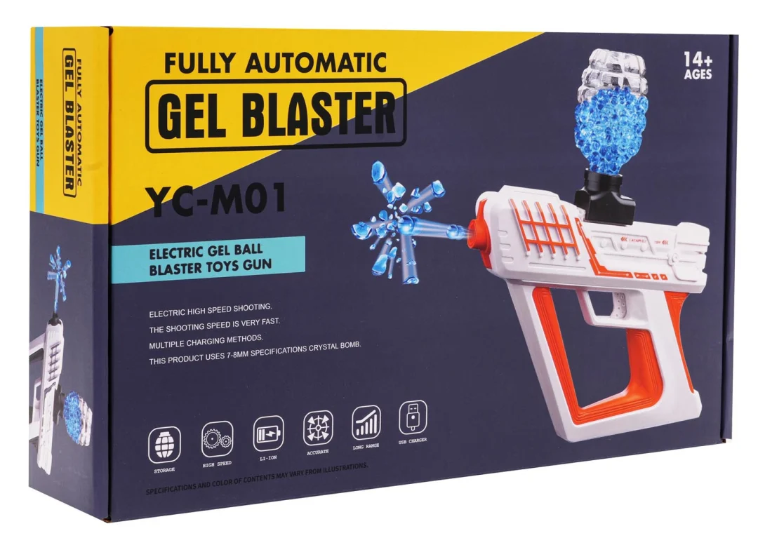 Pištolj GEL BLASTER sivi + dodaci_8