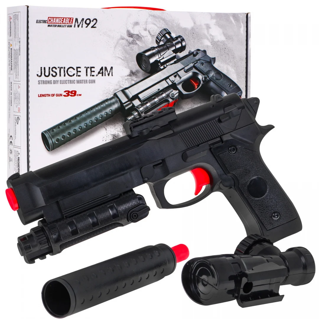 Pištolj M92 s prigušivačem i hidrogel kuglicama 6+_1