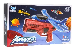 Pištolj-bacač bijeli + stiropor avion narančasti 6+_6