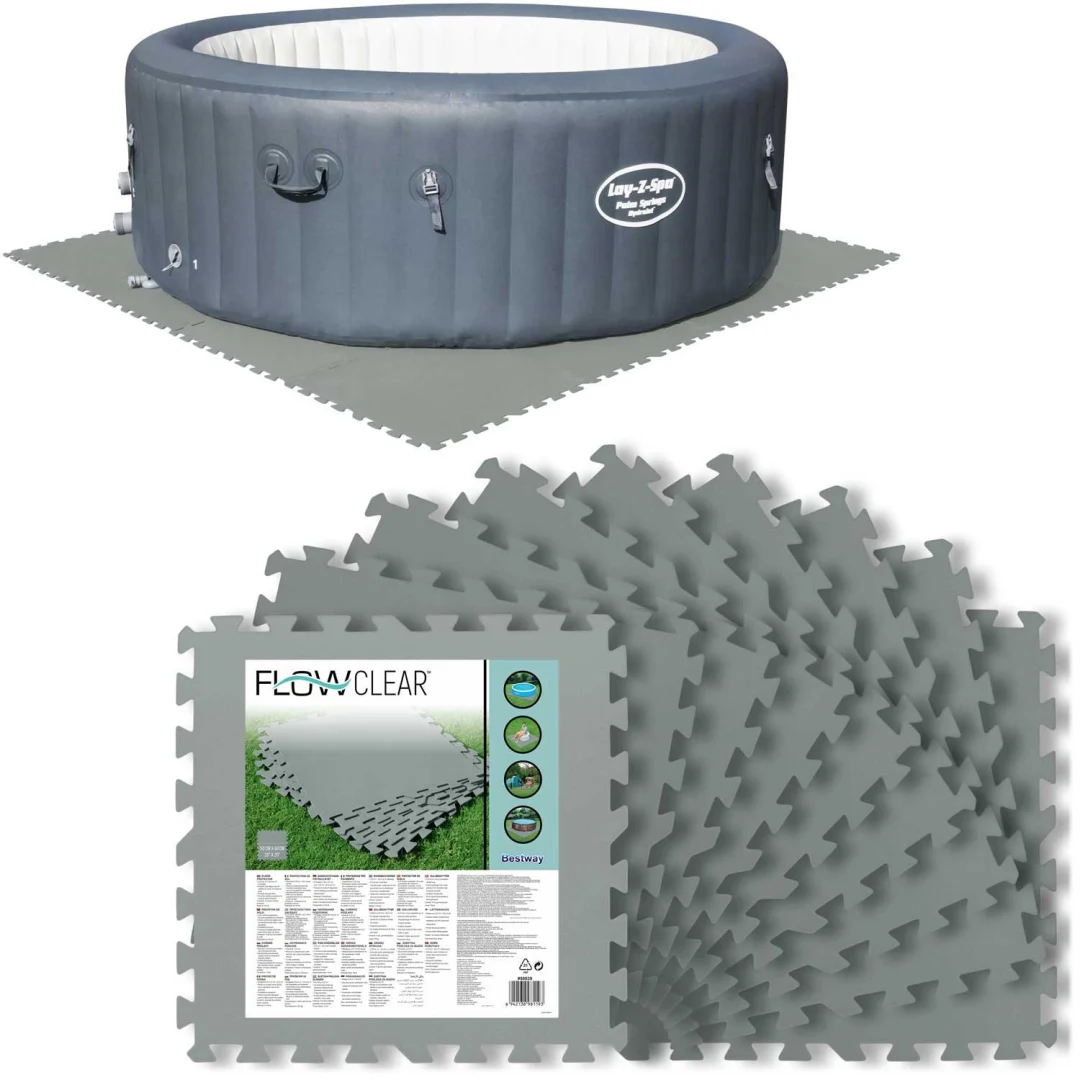 Pjenasta podloga za bazen slagalica 50 x 50 cm 9 kom Bestway 58639_1