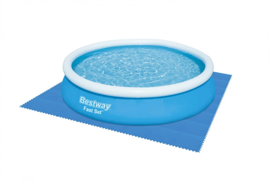 Pjenasta podloga za vrtni bazen plava 9 kom 50x50 cm BESTWAY_4