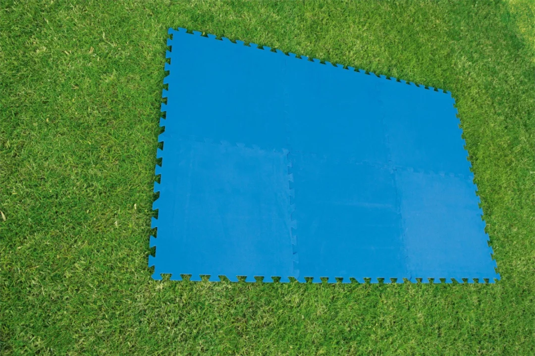 Pjenasta podloga za vrtni bazen plava 9 kom 50x50 cm BESTWAY_5