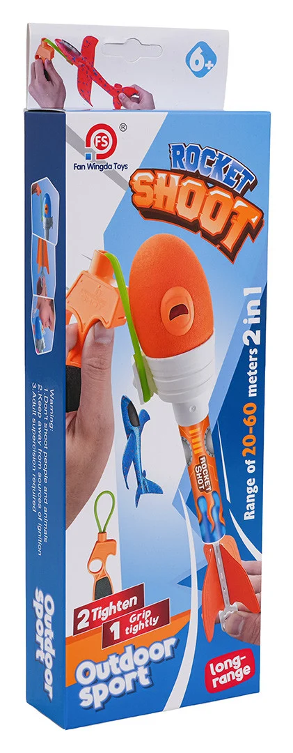 Plavi 2-u-1 set aviona s lanserom_7