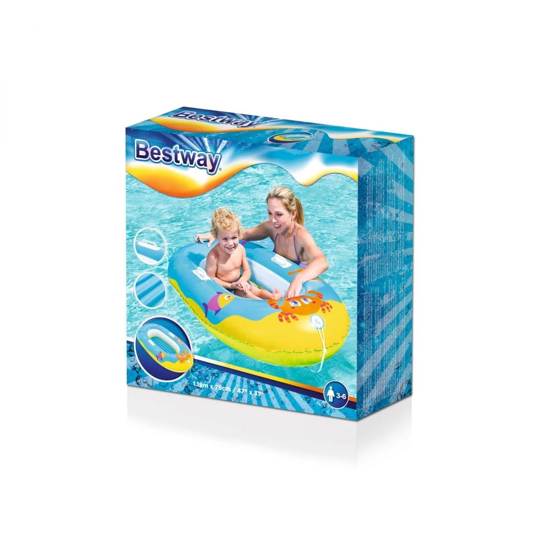 Plavi ponton 119 cm x 79 cm BESTWAY, plava_4