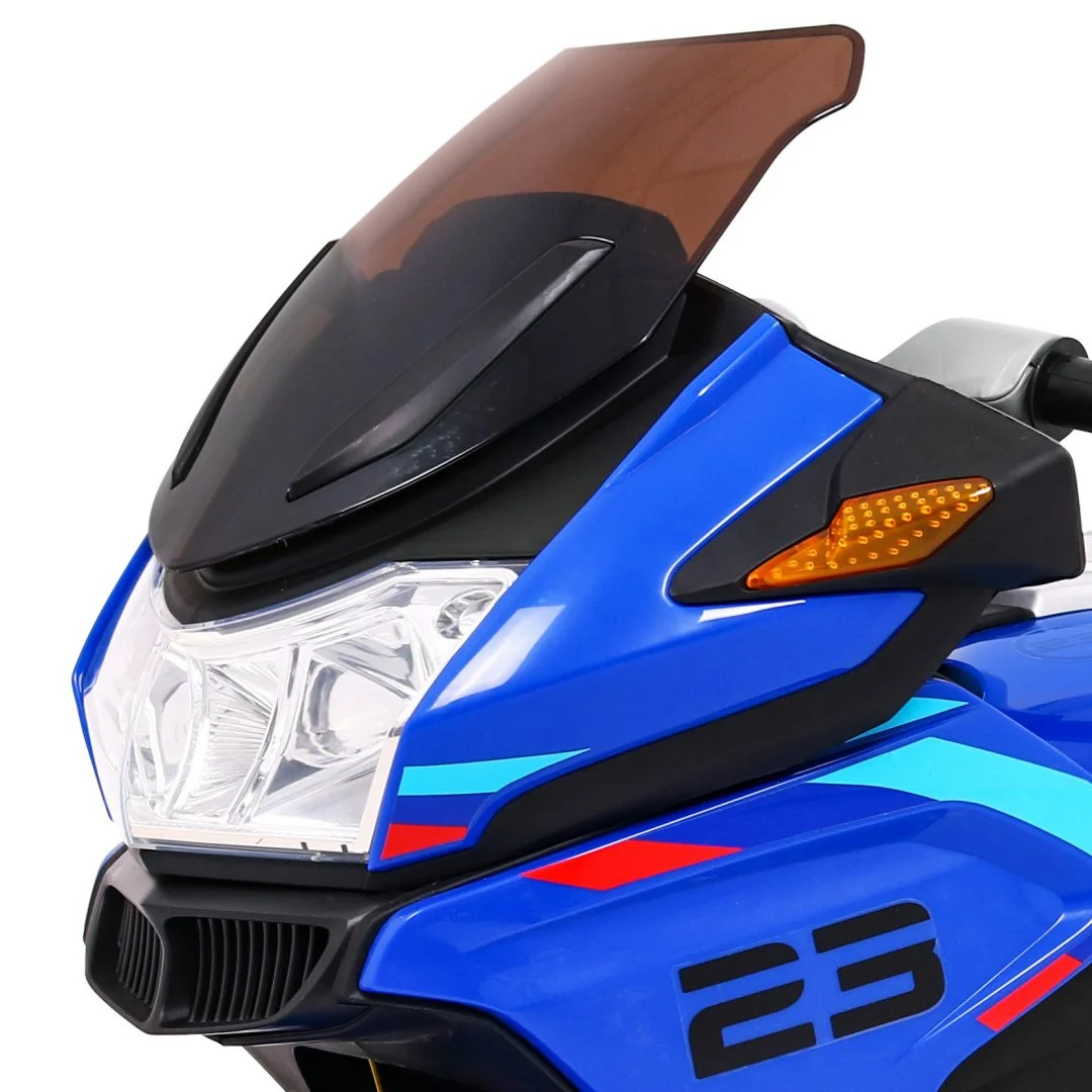 Plavo vozilo za moto sport turizam motor na akumulator_11