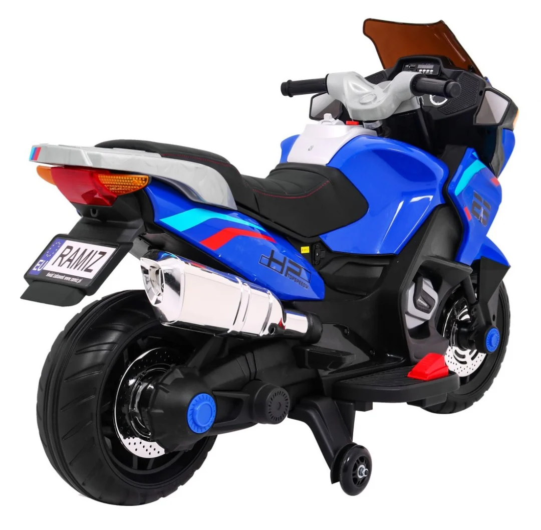 Plavo vozilo za moto sport turizam motor na akumulator_7