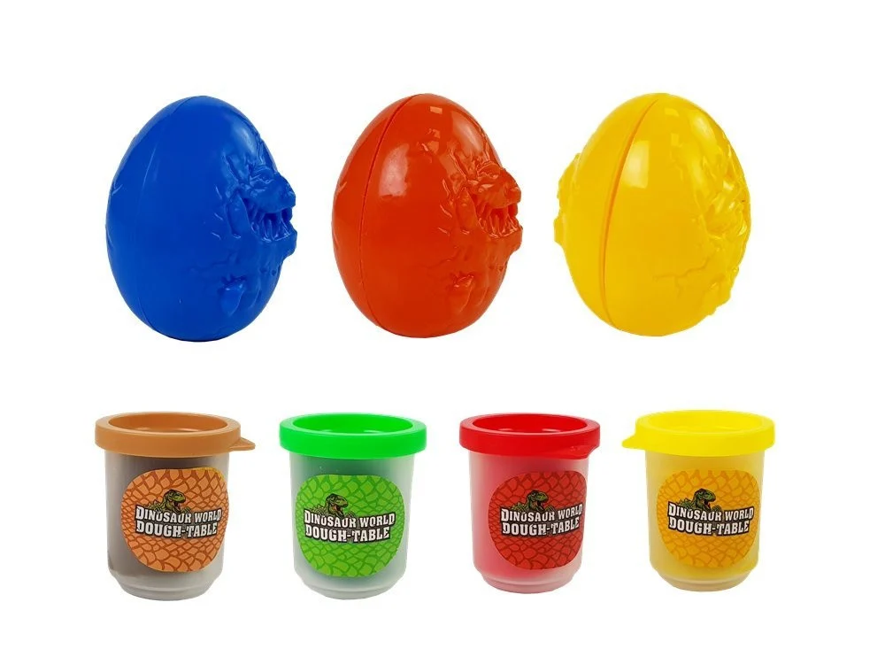 Play dough set jaja dinosaura, 12 dijelova, 4 boje_5