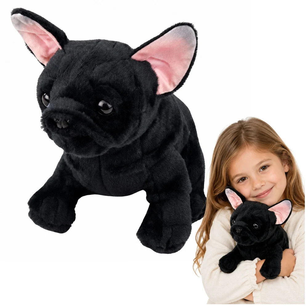 Plišana igračka francuski buldog crni 22 cm_1