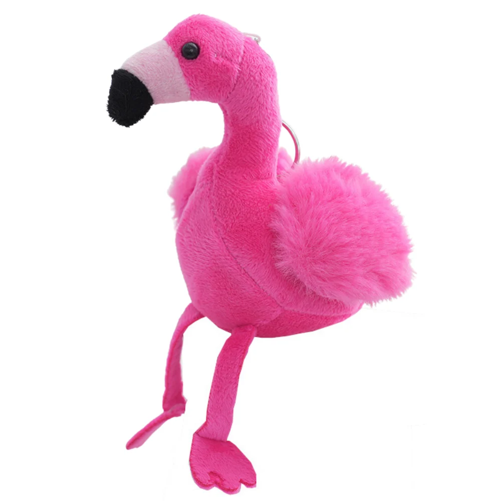Plišani privjesak flamingo pahuljasti ružičasti 12 cm_2