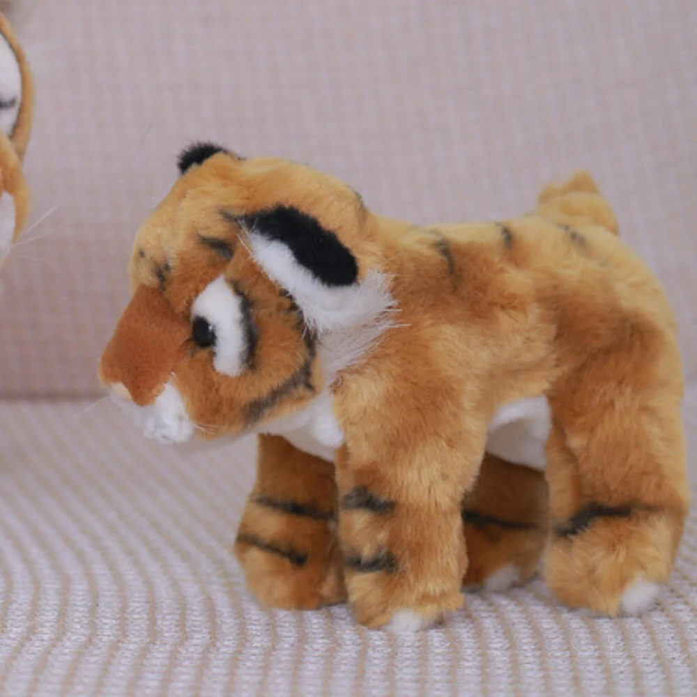 Plišani tigar narančasto-smeđi 25 cm_3
