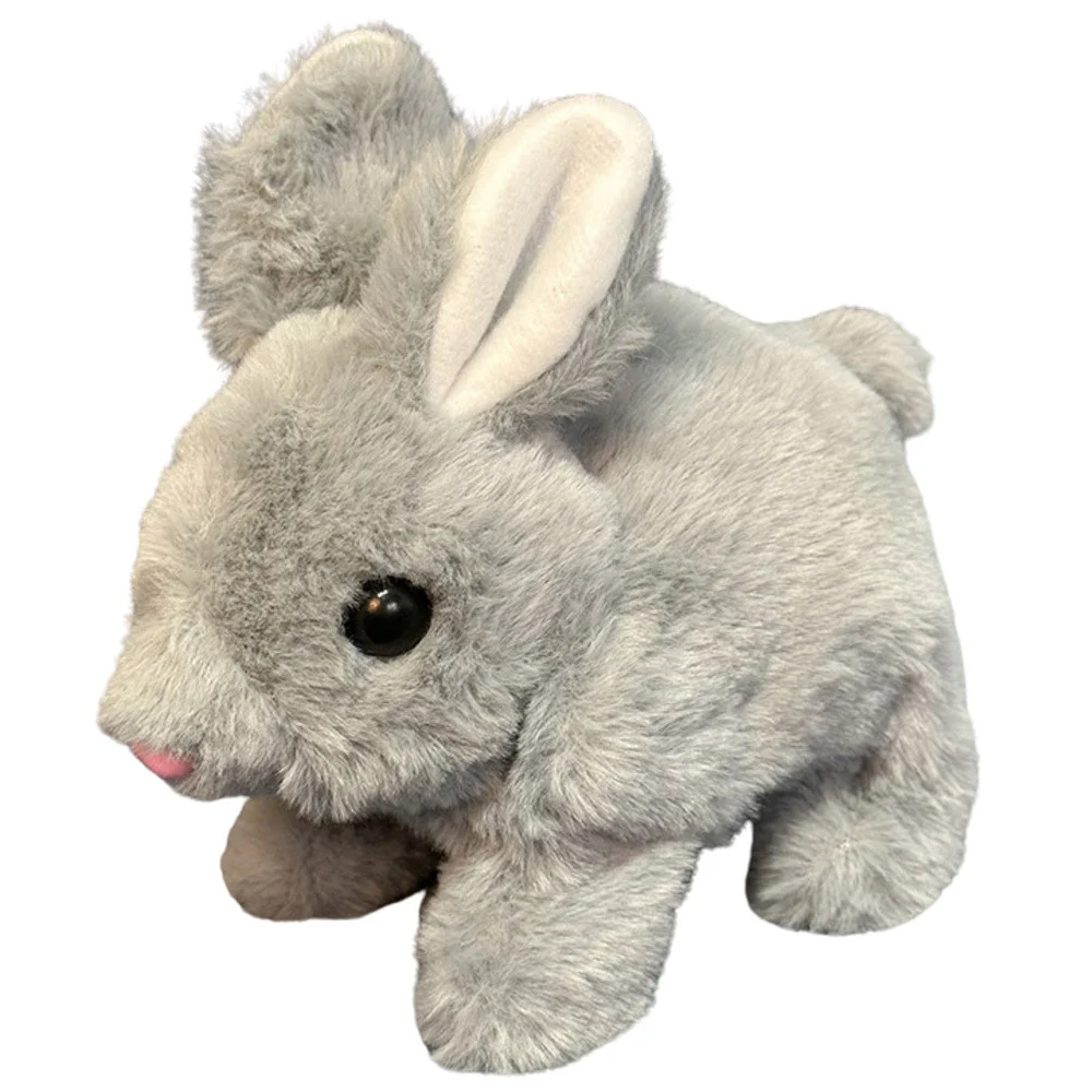 Plišani zec sivi 18 cm_2