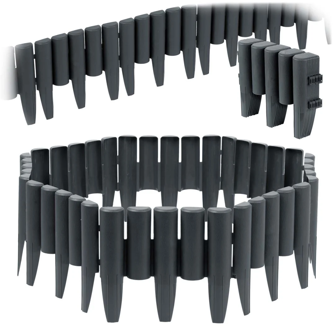 Plonos vrtni rub 220 cm PL-961 siva_9