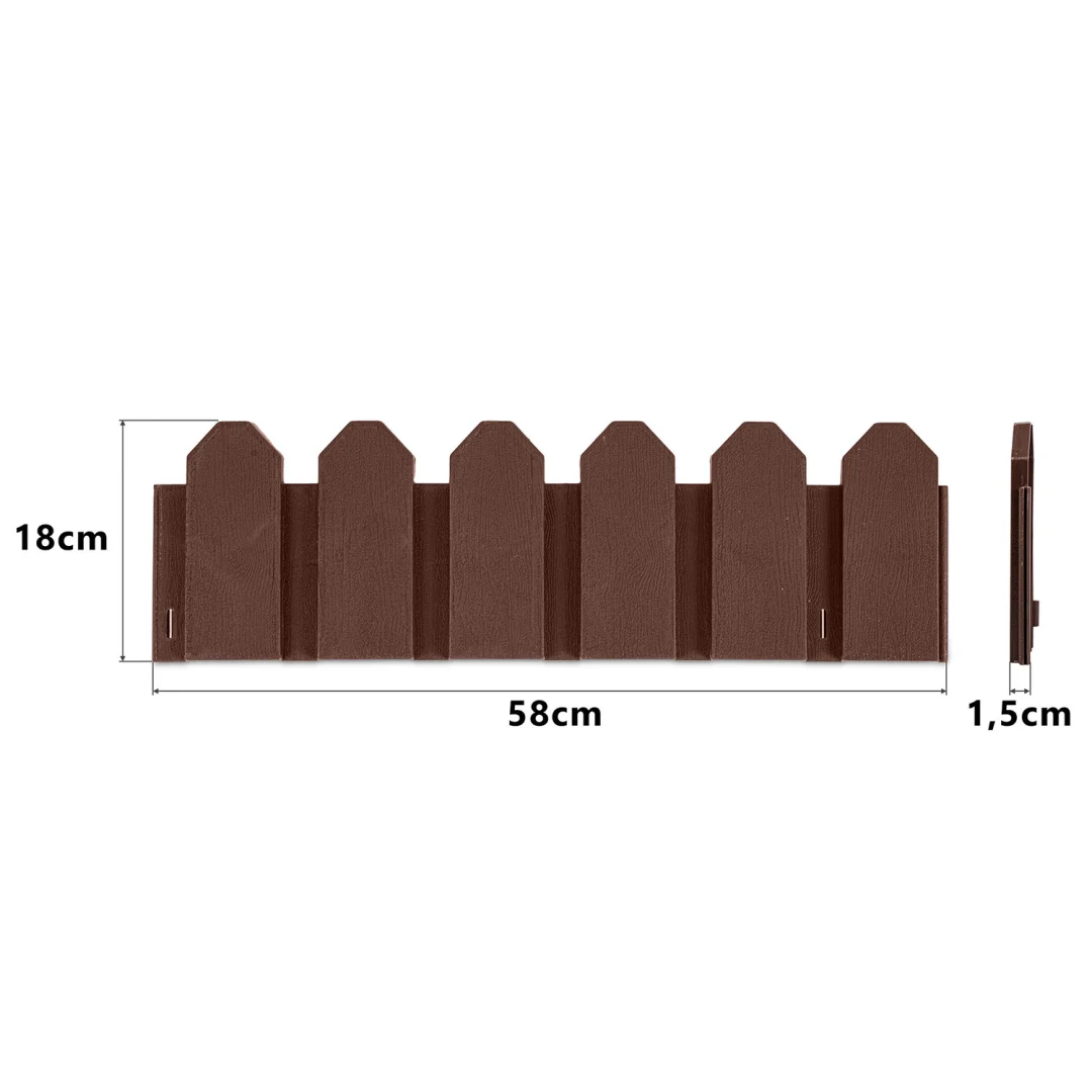 Plonos vrtni rub 240 cm PL-960 smeđi_4