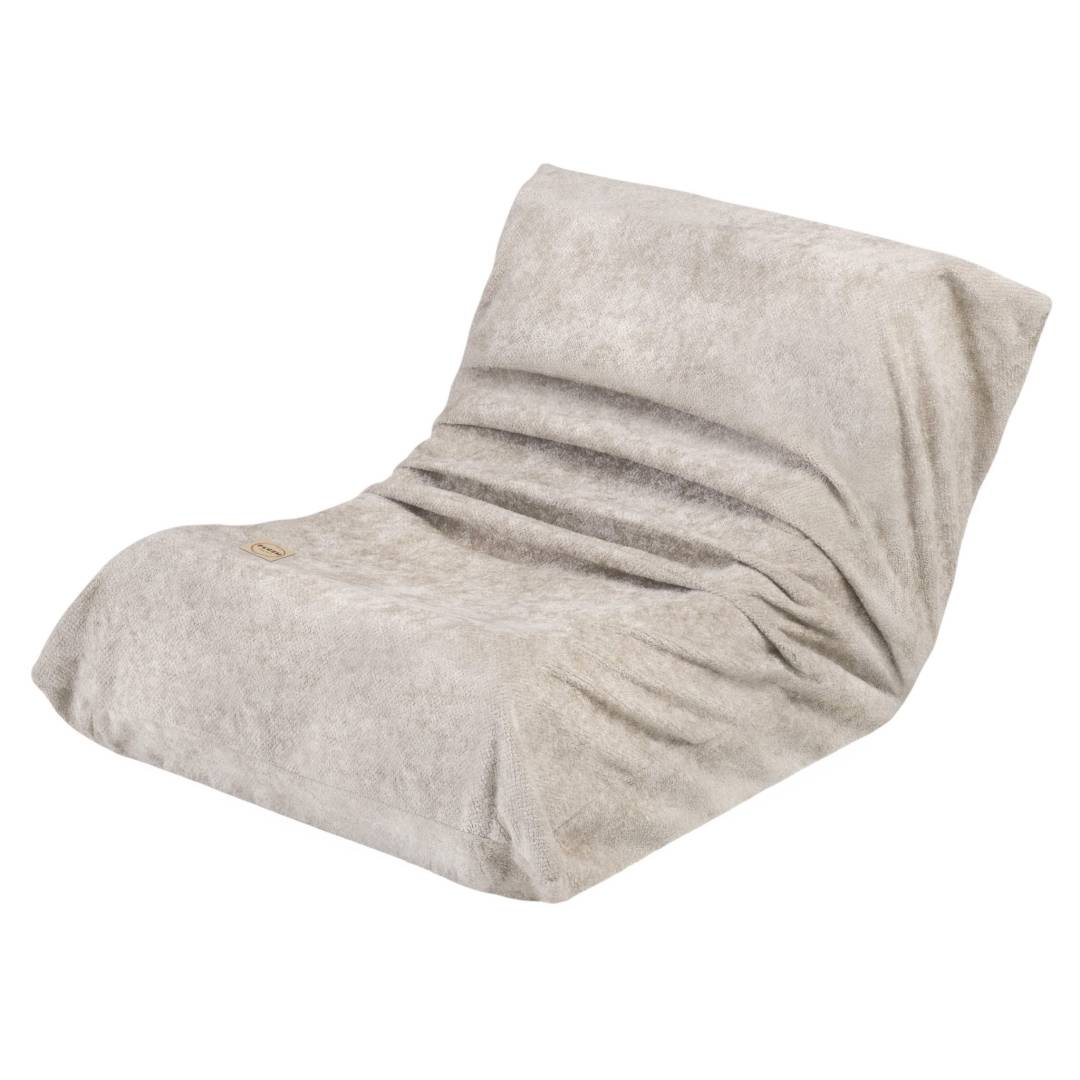 Plush Nest MOONI Mini ergonomska dječja ležaljka, bež, vrhunski šenil_13