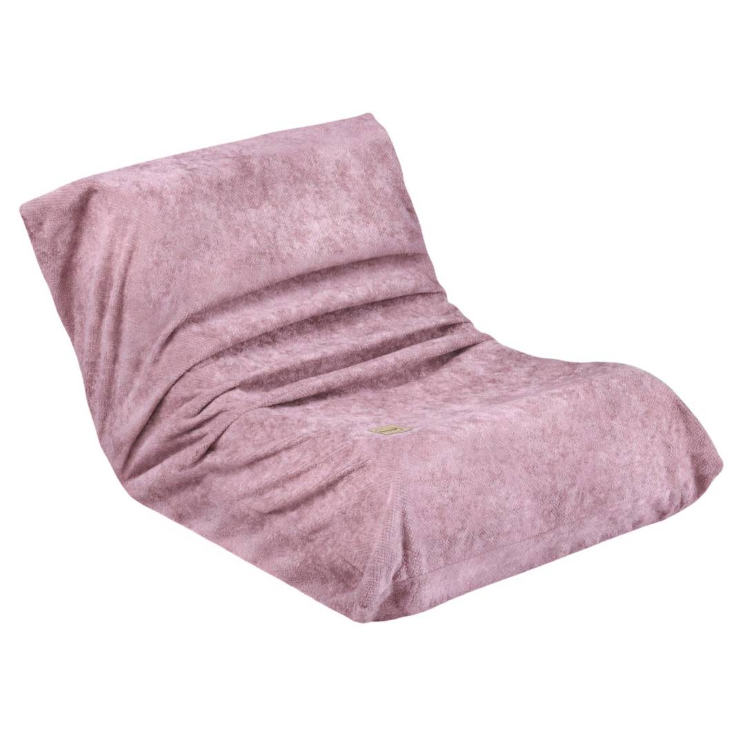 Plush Nest MOONI Mini ergonomska dječja ležaljka, ružičasta, vrhunski šenil_14