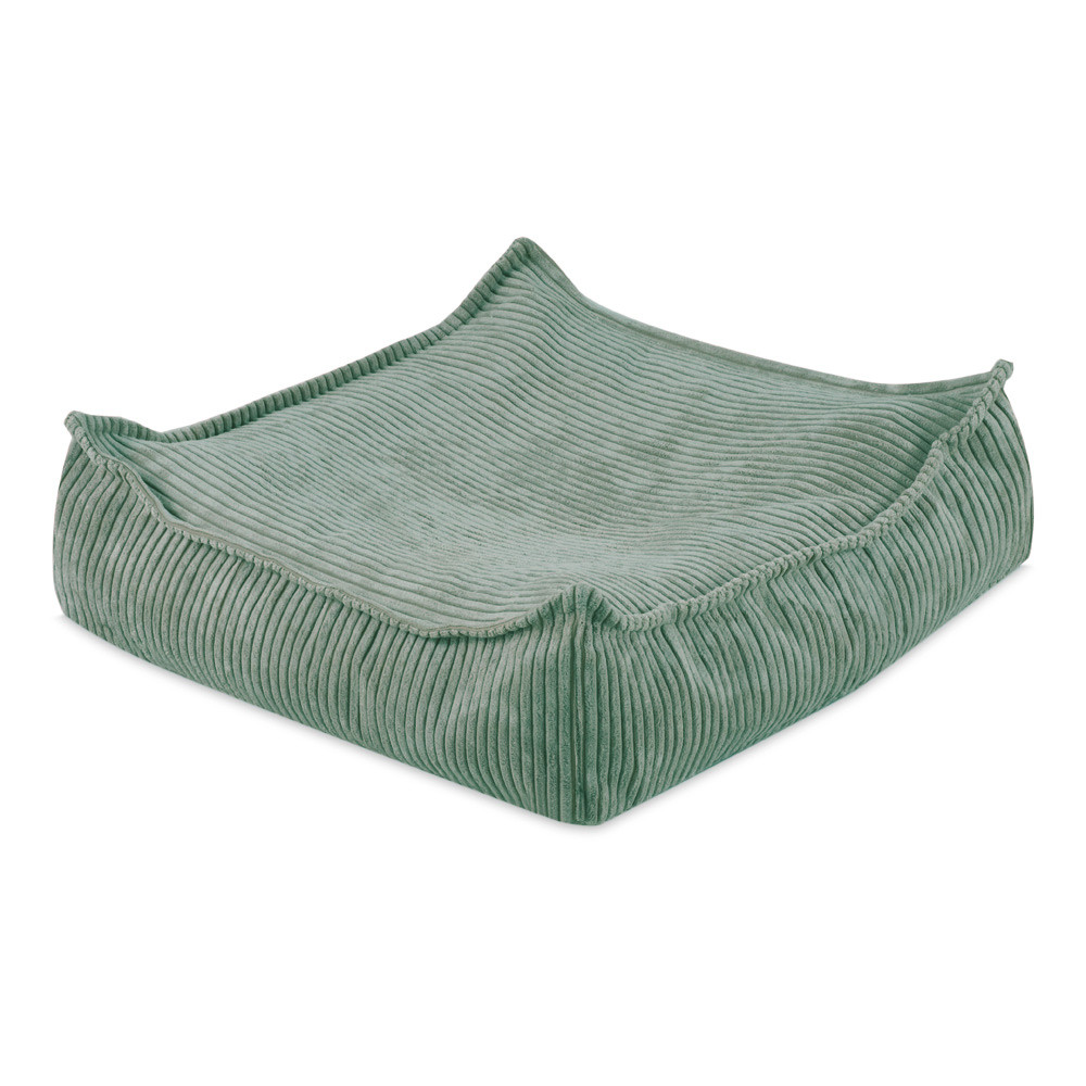 Plush Nest Puff, 60x60 cm, jastuk za pod, zelena, vrhunski kord_9