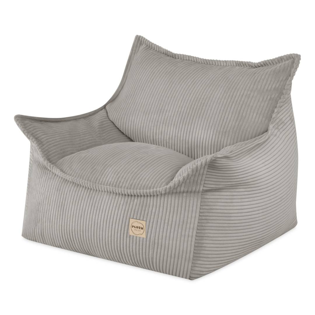 Plush Nest Roya dječja fotelja, bež, vrhunski kord_1