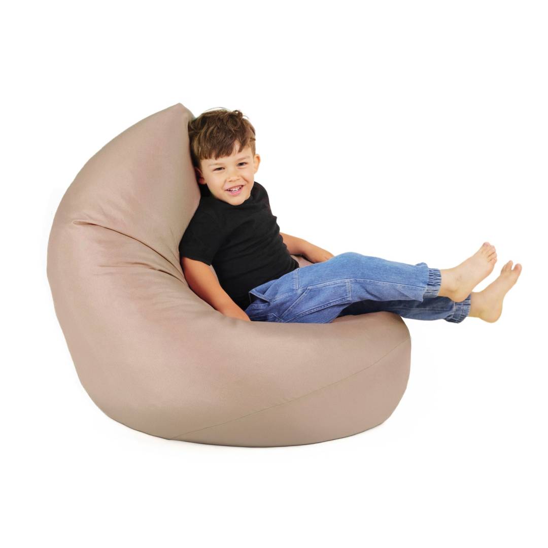Plush Nest Sako vrećasta stolica, bež, vanjska, vodootporna, veličina S_3