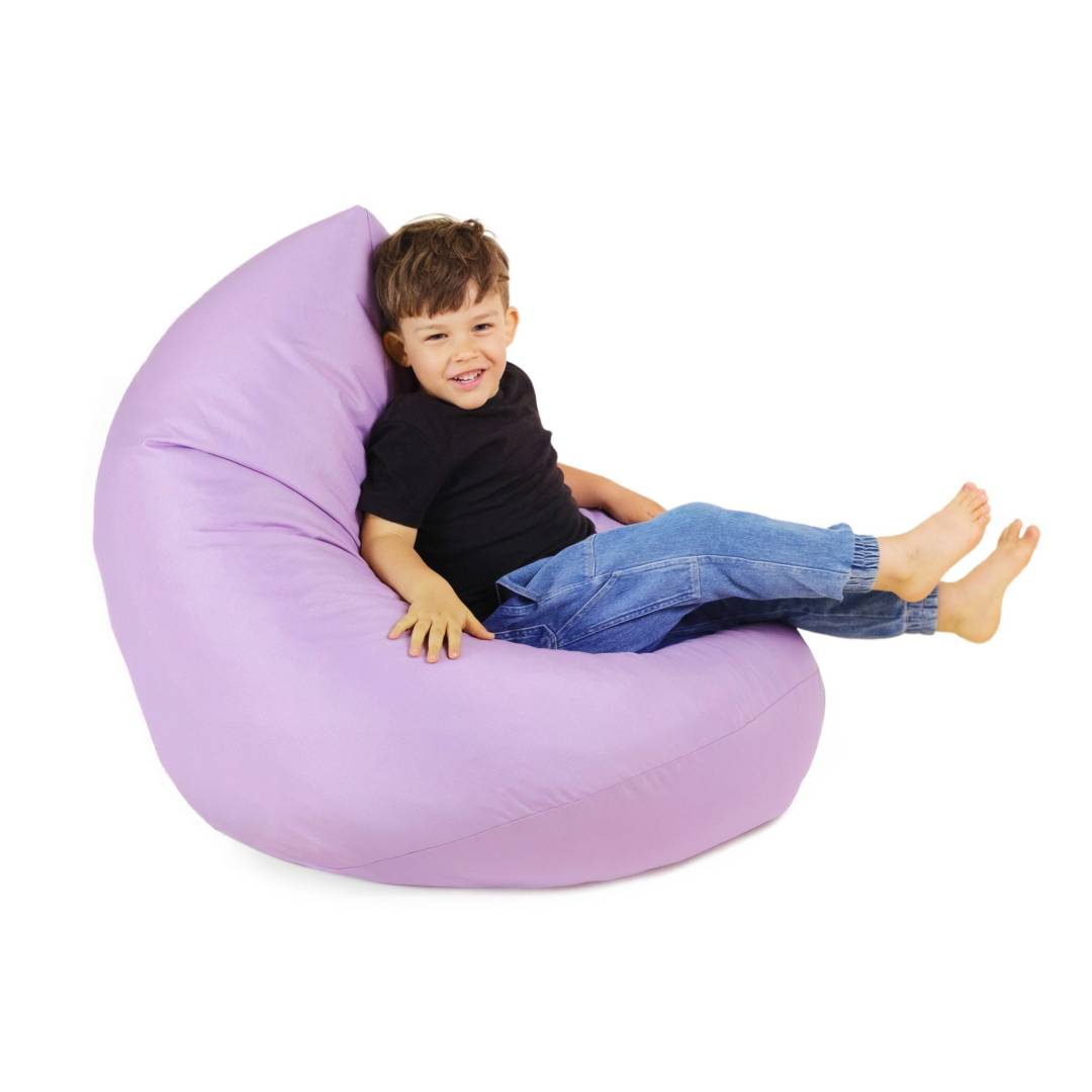 Plush Nest Sako vrećasta stolica, ljubičasta, vanjska, vodootporna, veličina S_2