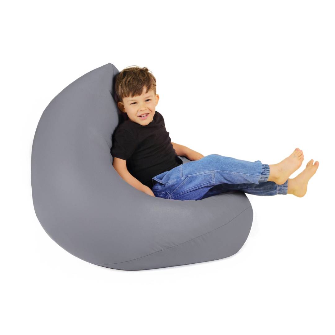 Plush Nest Sako vrećasta stolica, siva, vanjska, vodootporna, veličina S_1