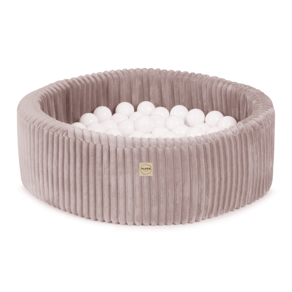 Plush Nest Suhi bazen, okrugli, 90x30 cm, roza, Puffy Lamell_4