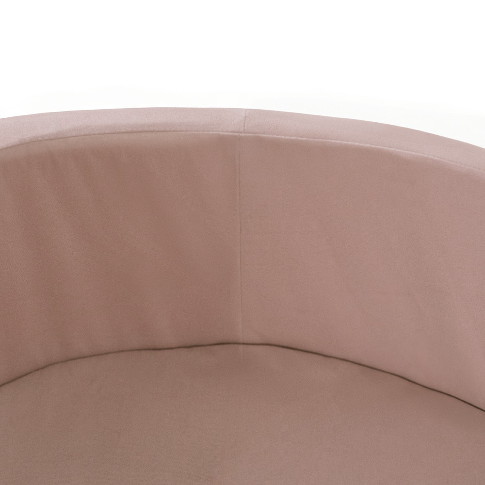 Plush Nest bazen s lopticama, bež, okrugli, baršun, 90x30, 200 loptica: biserna, zlatna, svijetlo ružičasta_9
