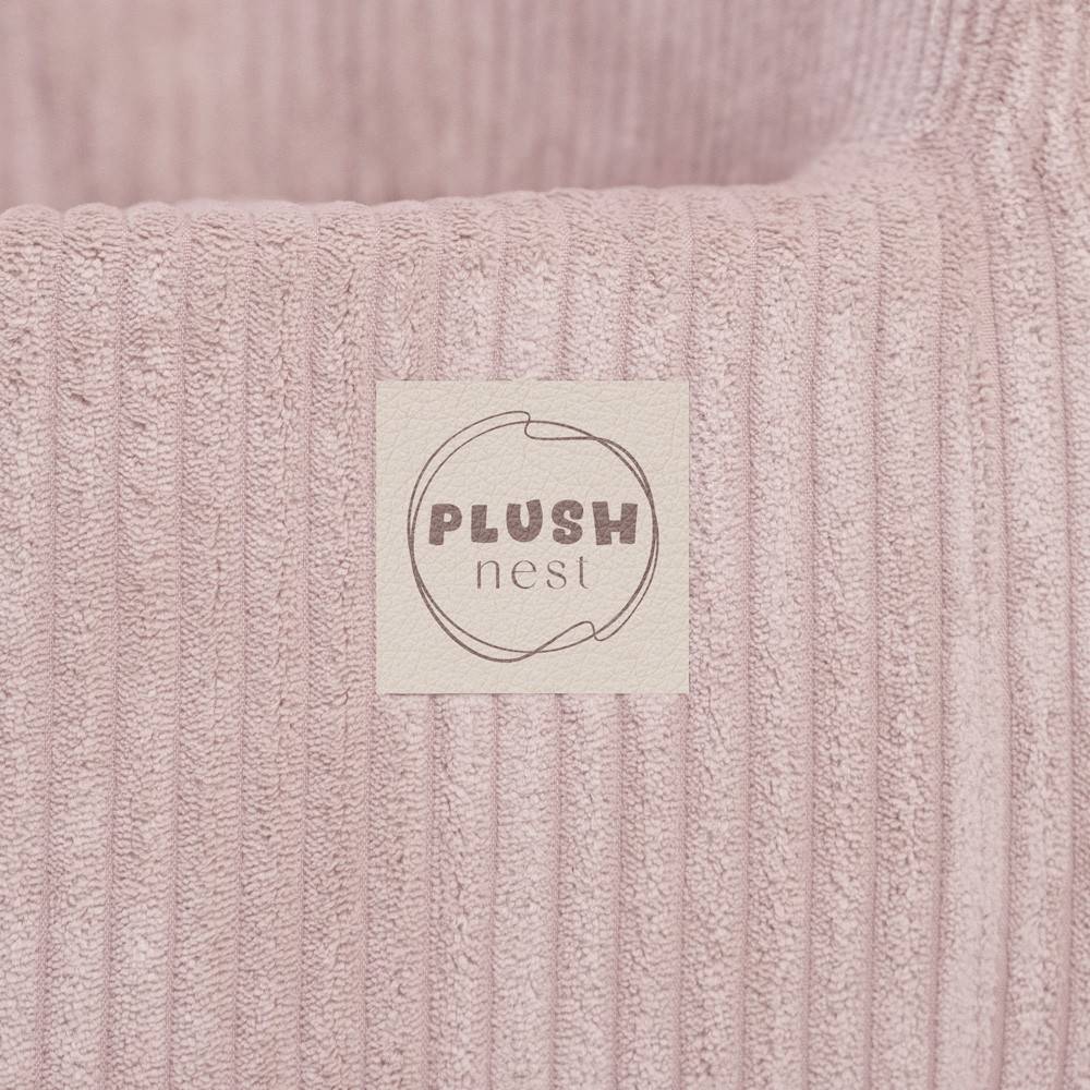 Plush Nest fotelja, svijetlo ružičasta, vrhunski korduroj_9