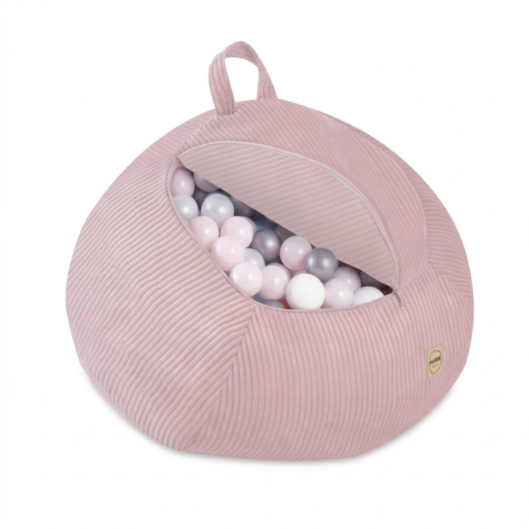 Plush Nest igračka i torba za navlaku za plišanu igračku, dječji puf, svijetlo ružičasta, vrhunski kord_6