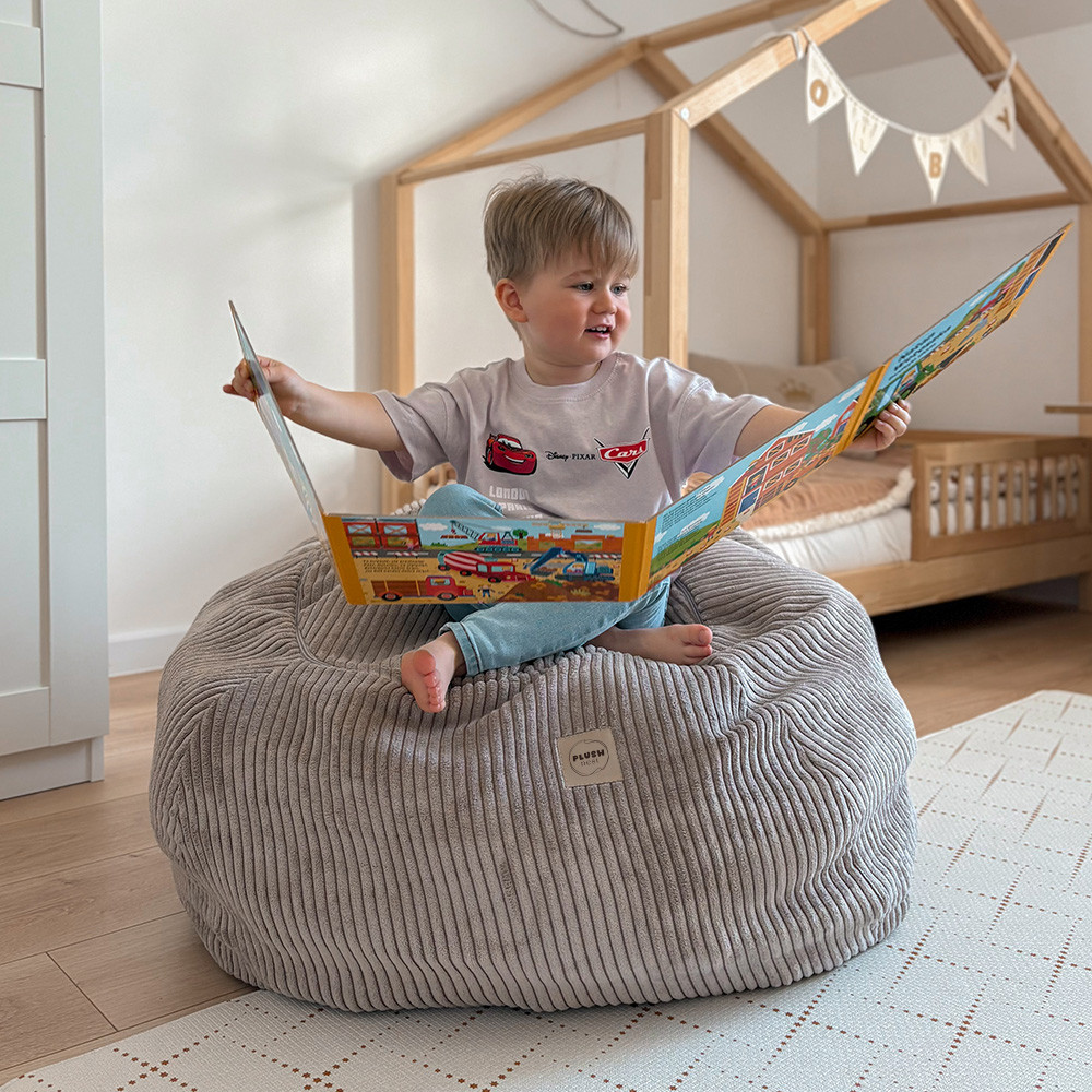 Plush Nest igračka i torba za navlaku za plišanu igračku, dječji puf, zelena, vrhunski kord_3