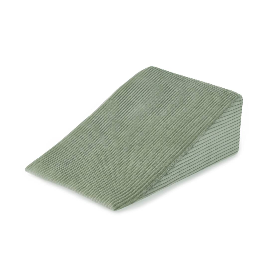 Plush Nest pjenasti trokut za dječji suhi bazen, zeleni, vrhunski kord_1
