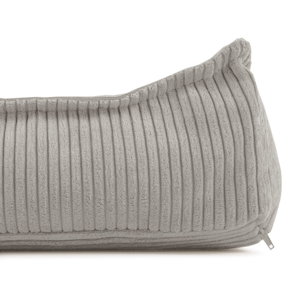 Plush Nest puf, 60x60 cm, jastuk za pod, bež, vrhunski kord_9