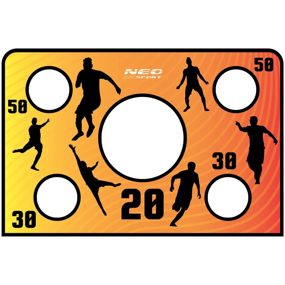Podloga za preciznost golova Neo-Sport, 180 × 120 cm, crvena_2