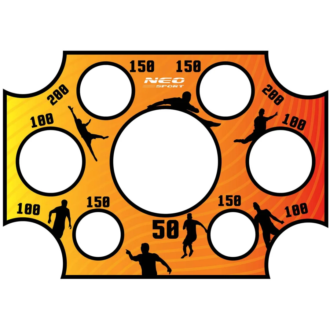 Podloga za preciznost golova Neo-Sport, 215 × 150 cm, crvena, var. 1478_8