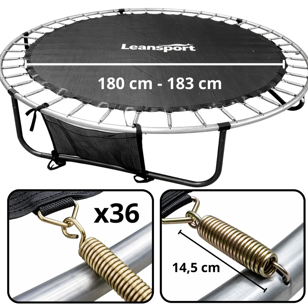 Podloga za trampolin 183 cm, 36 opruga, Lean Sport Max_2
