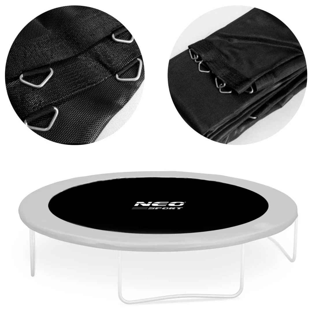 Podloga za trampolin 252 cm, 42 opruga, 8 ft, Neo-Sport, crna_1