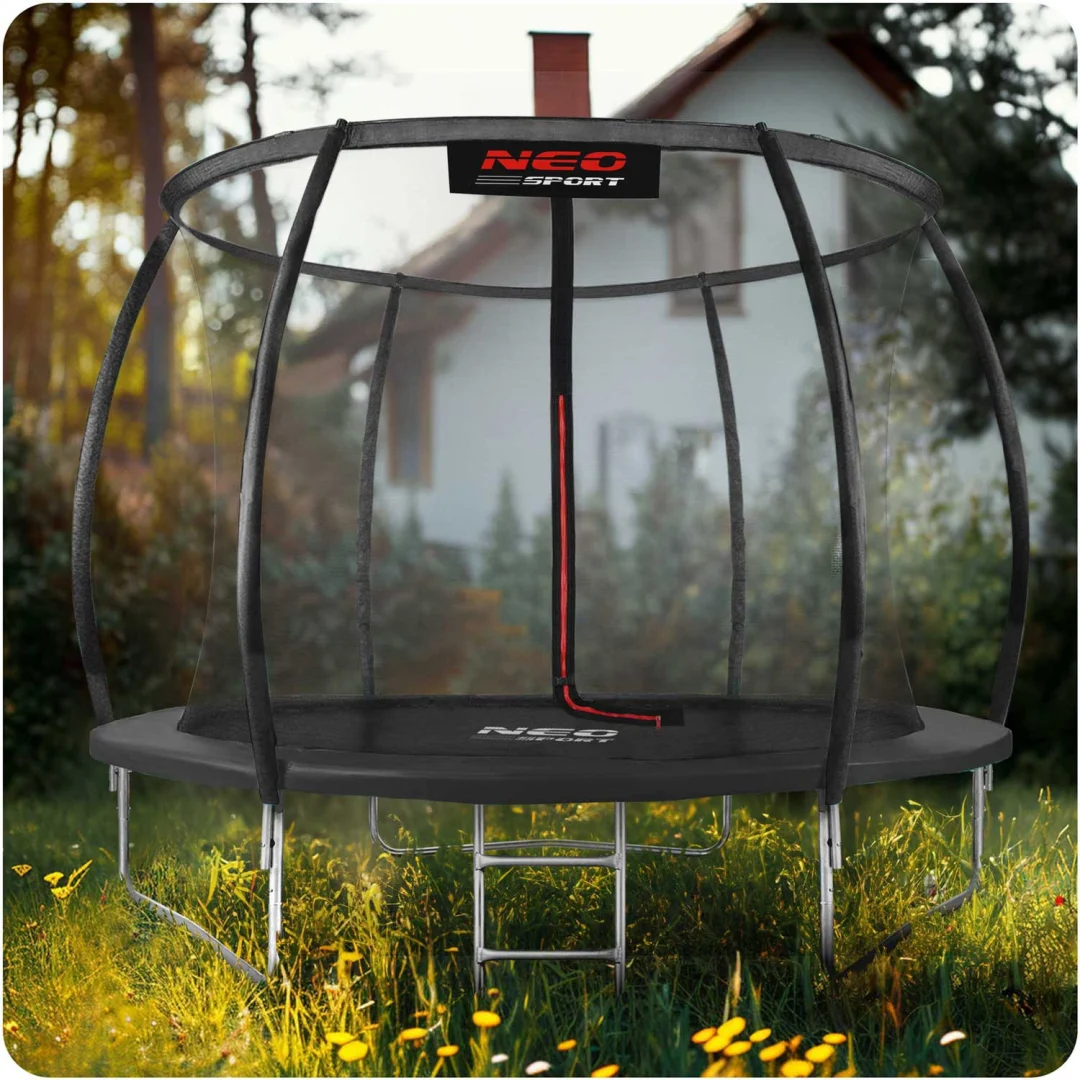 Podloga za trampolin 252 cm, 42 opruga, 8 ft, Neo-Sport, crna_8