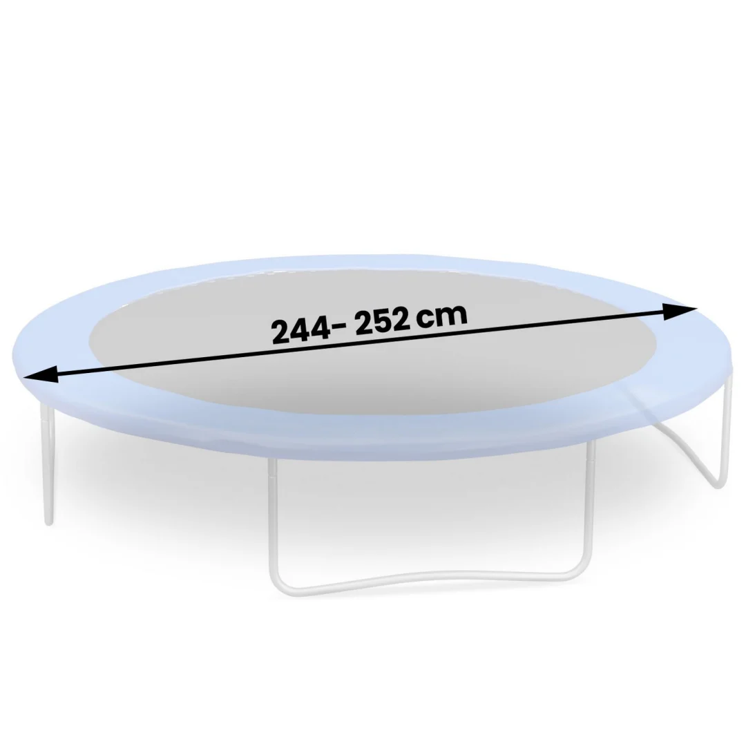 Podloga za trampolin 252 cm, 42 opruga, 8 ft, Neo-Sport, siva_2