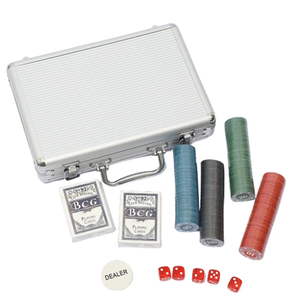 Poker set, aluminijska kutija, 500 žetona_2
