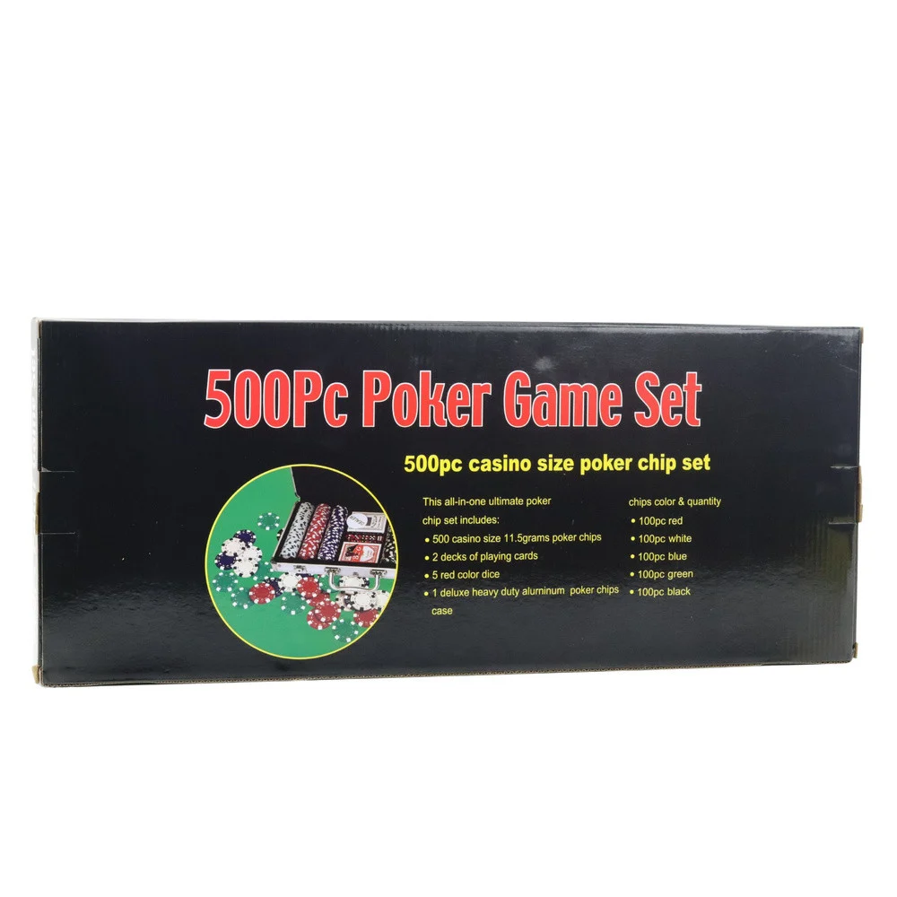 Poker set, aluminijska kutija, 500 žetona_4