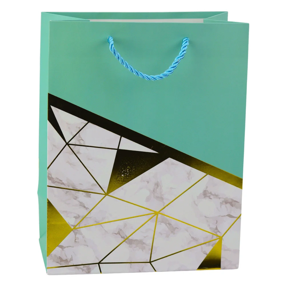 Poklon vrećica s geometrijskim uzorcima od mramora 23 x 18 x 10,5 cm_4