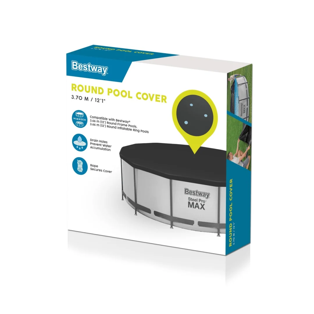 Poklopac za bazen s okvirom i panelima od 370 cm, BESTWAY 360-366 cm/12 ft_8