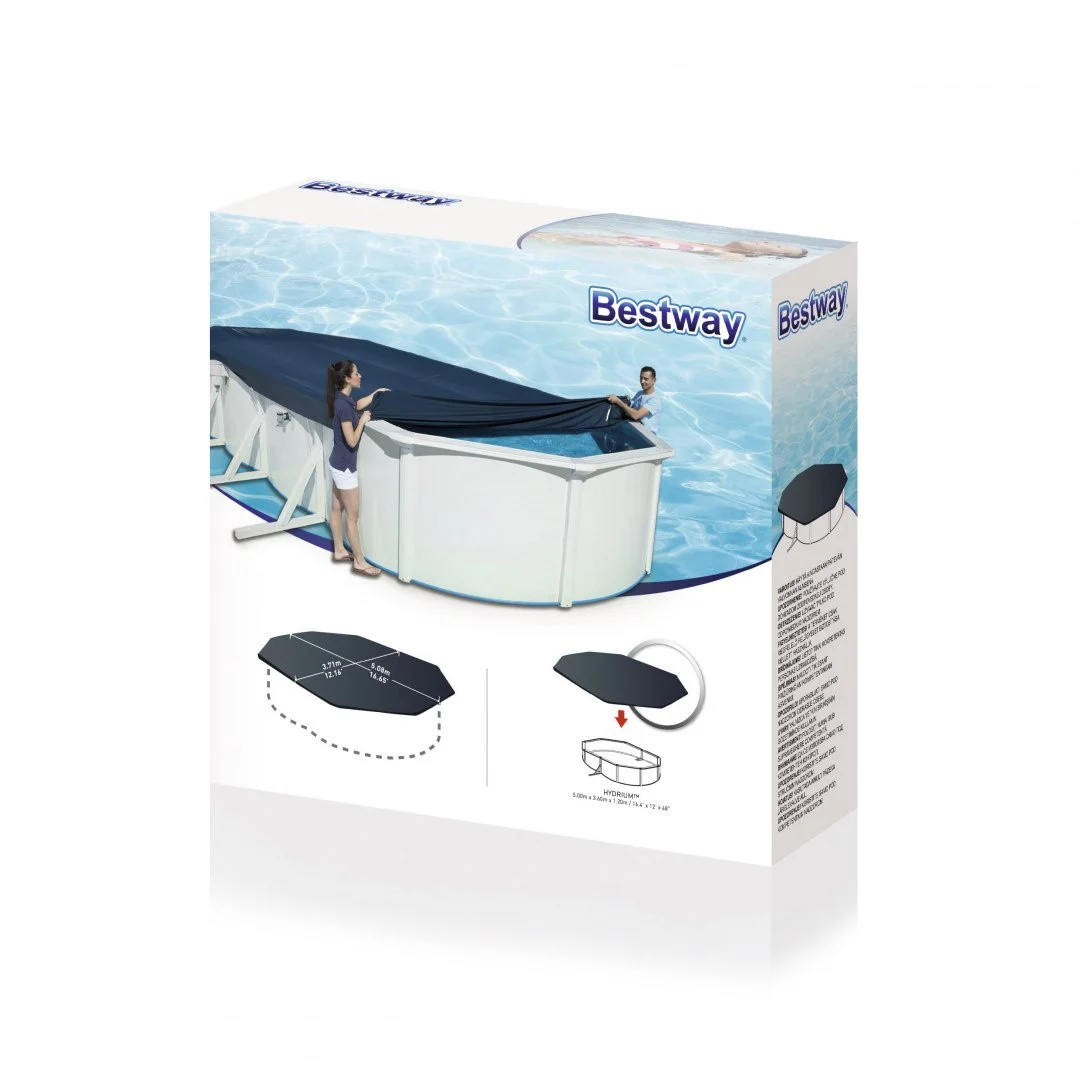 Pokrivač za bazen 16 4x12 stopa 500x360 cm BESTWAY_2