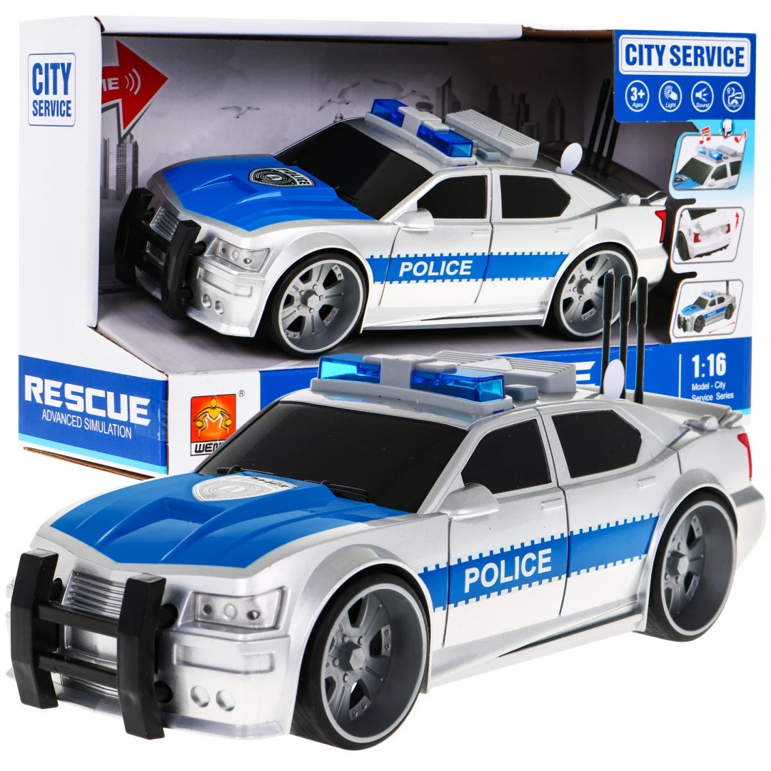 Policijski auto 1:16 sa svjetlima i zvukovima 3+_1