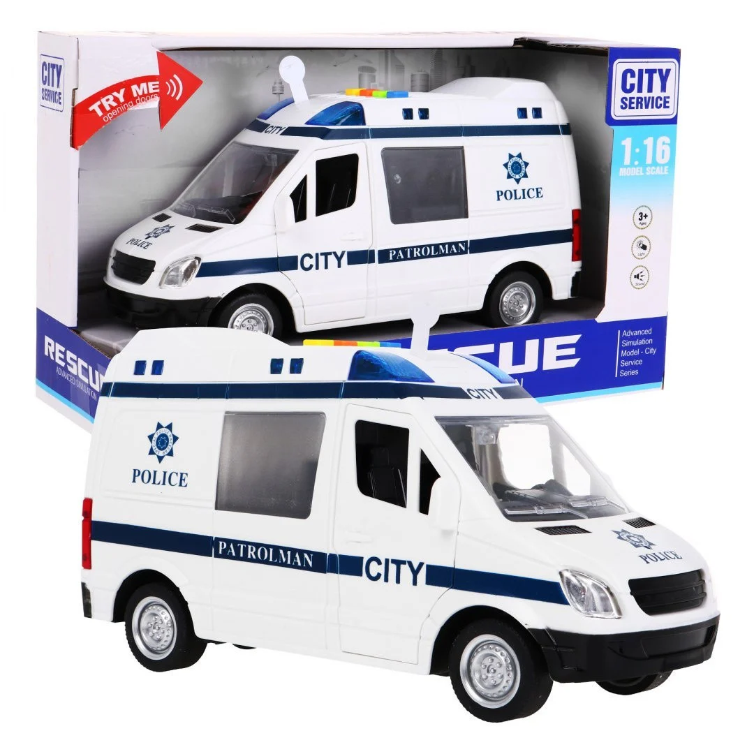 Policijski auto 1:16 sa svjetlima i zvukovima_1