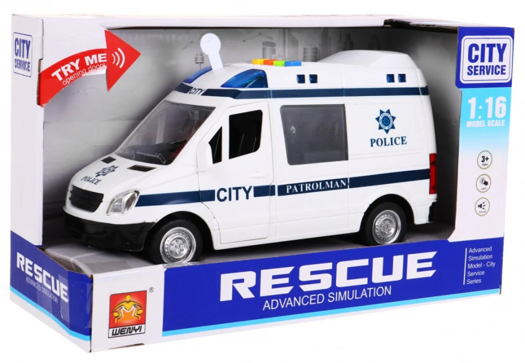 Policijski auto 1:16 sa svjetlima i zvukovima_3