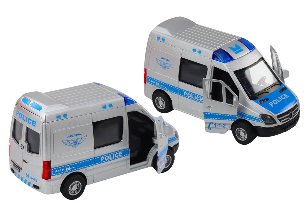 Policijski auto 1:32 Otvaranje vrata Svjetla Zvukovi Vožnja_2