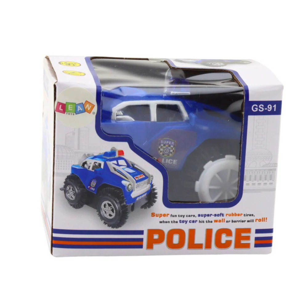 Policijski auto s senzorom i 360° svjetlima, plavi_3