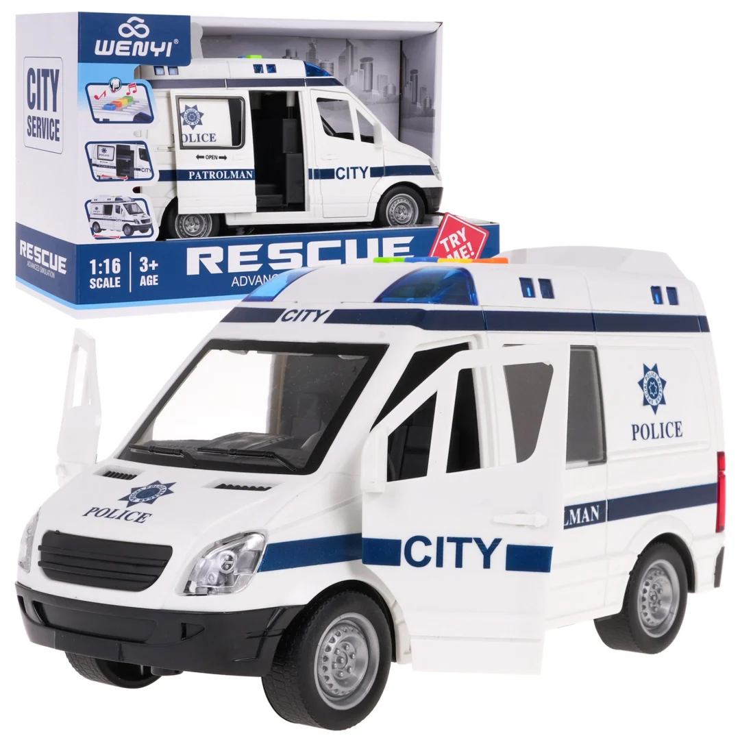 Policijski automobil 1:16 sa zvukom i svjetlom 3+_2